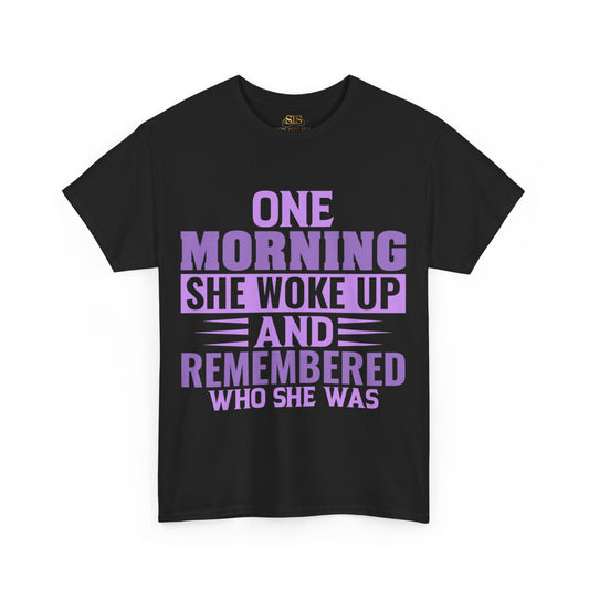 One Morning She Woke Up and Remembered Who She Was (Purple)