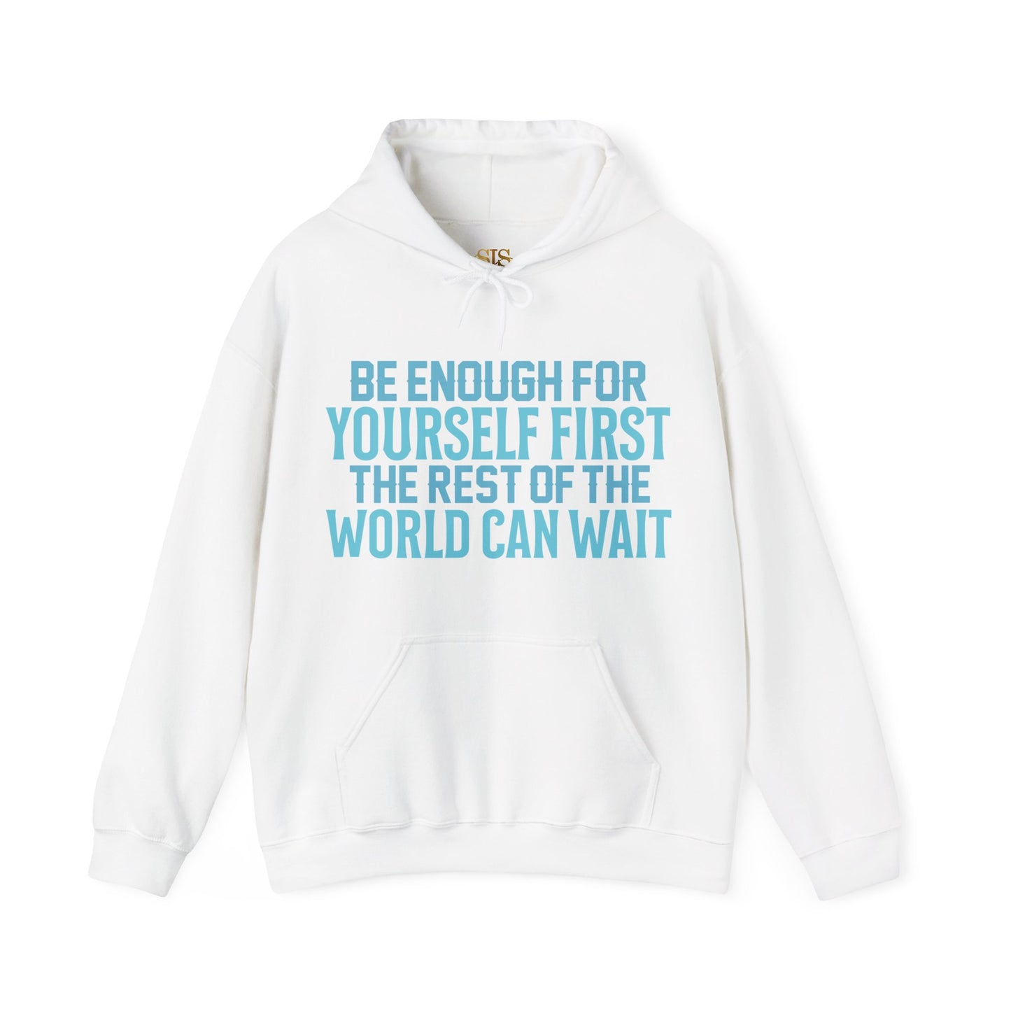 Be Enough For Yourself First Hooded Sweatshirt (Blue)