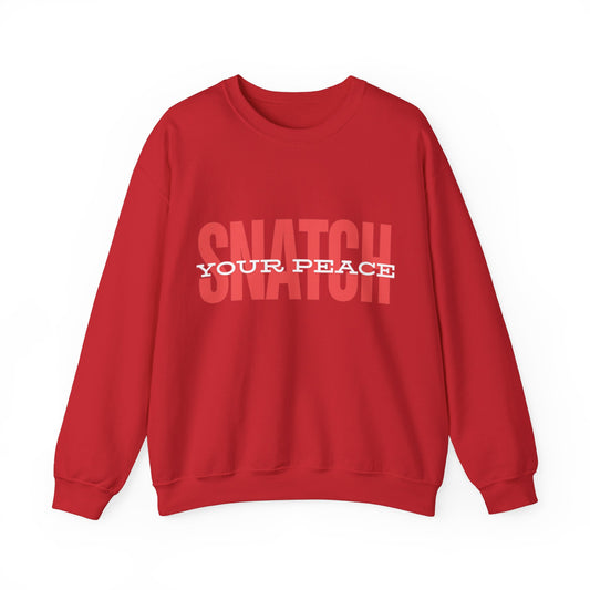 Snatch Your Peace Sweatshirt (Red)