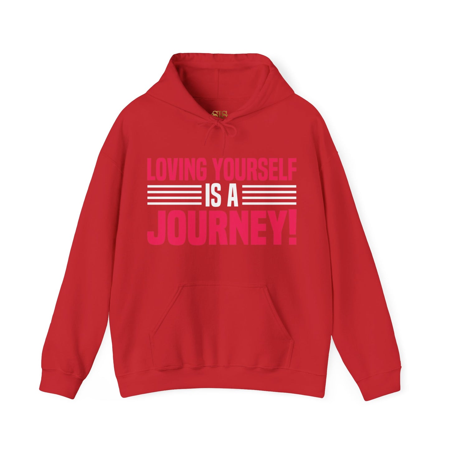 Loving Yourself Is A Journey Hoodie (Red)