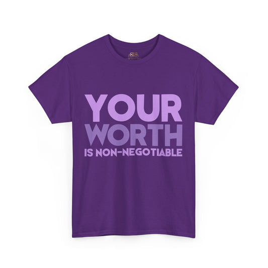 Your Worth Is Non-Negotiable (Purple)