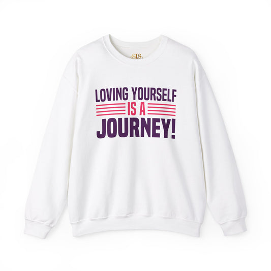 Loving Yourself Is A Journey Sweatshirt (Pink)