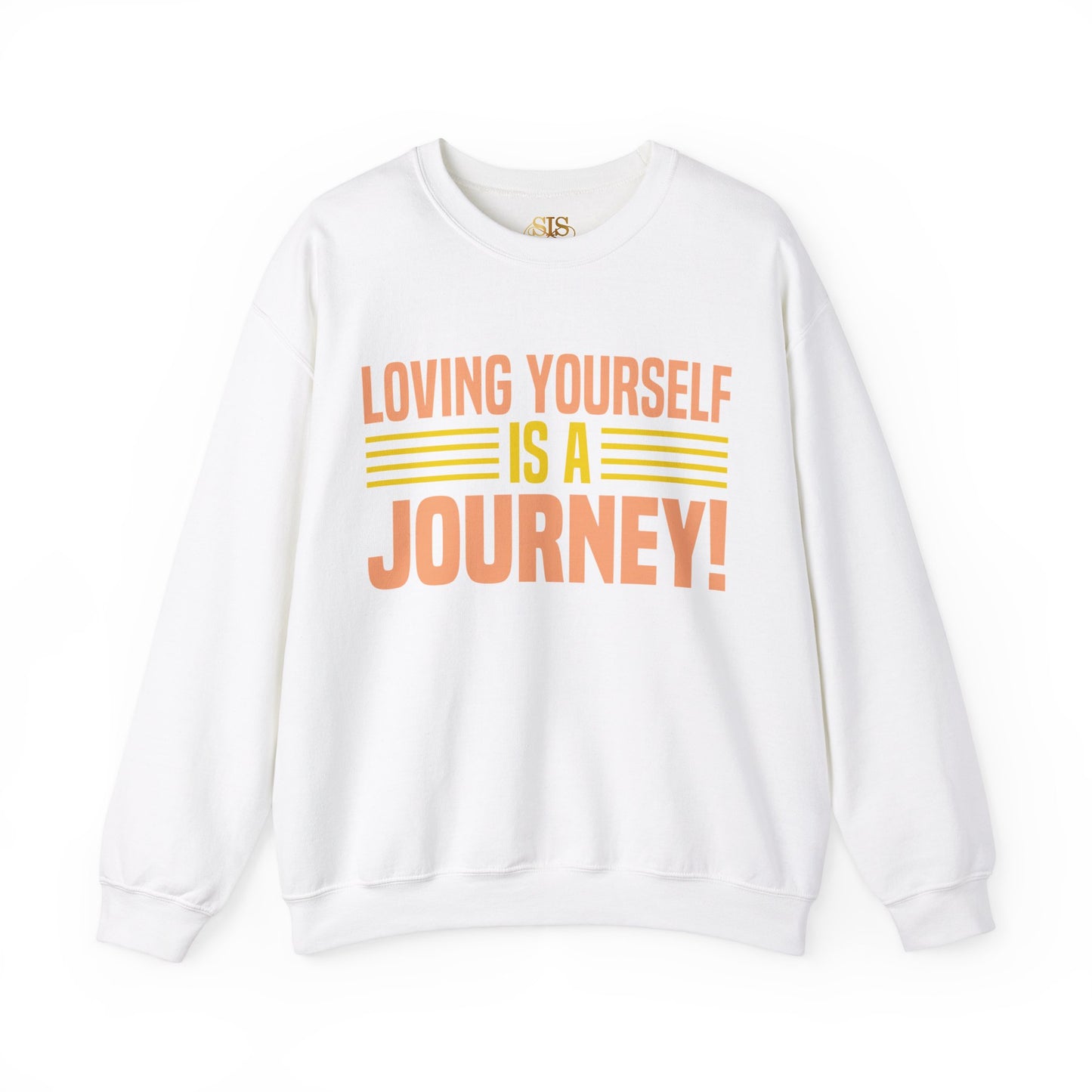 Loving Yourself Is A Journey Sweatshirt (Peach)