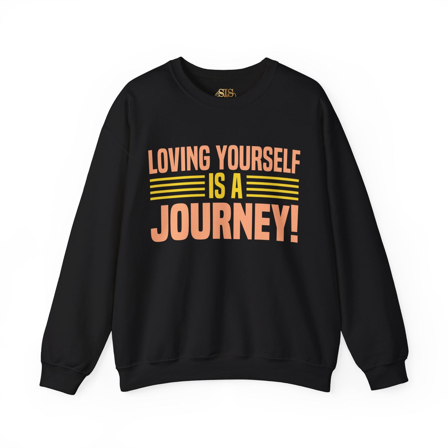 Loving Yourself Is A Journey Sweatshirt (Peach)