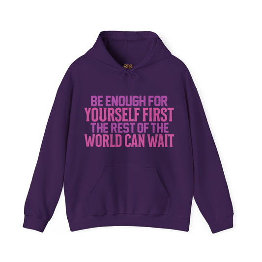 Be Enough For Yourself First Hoodie (Purple)