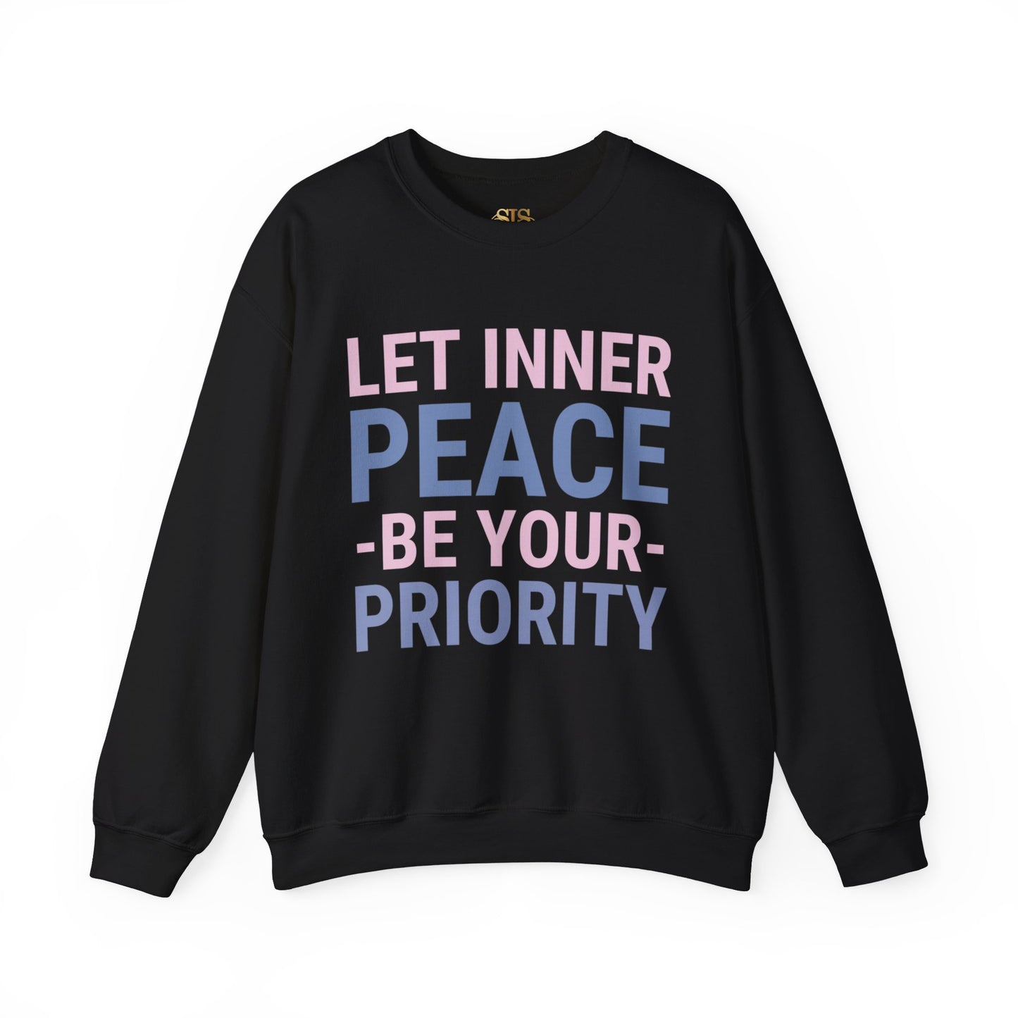 Let Inner Peace Be Your Priority Sweatshirt (Blue)